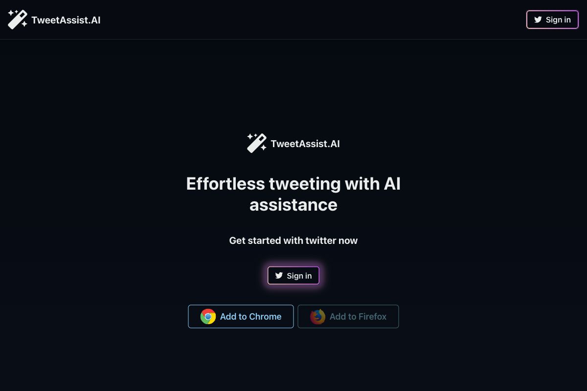 TweetAssist.AI